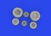 Eduard 648932 F/ A-18E/ F wheels  Hasegawa 1/48